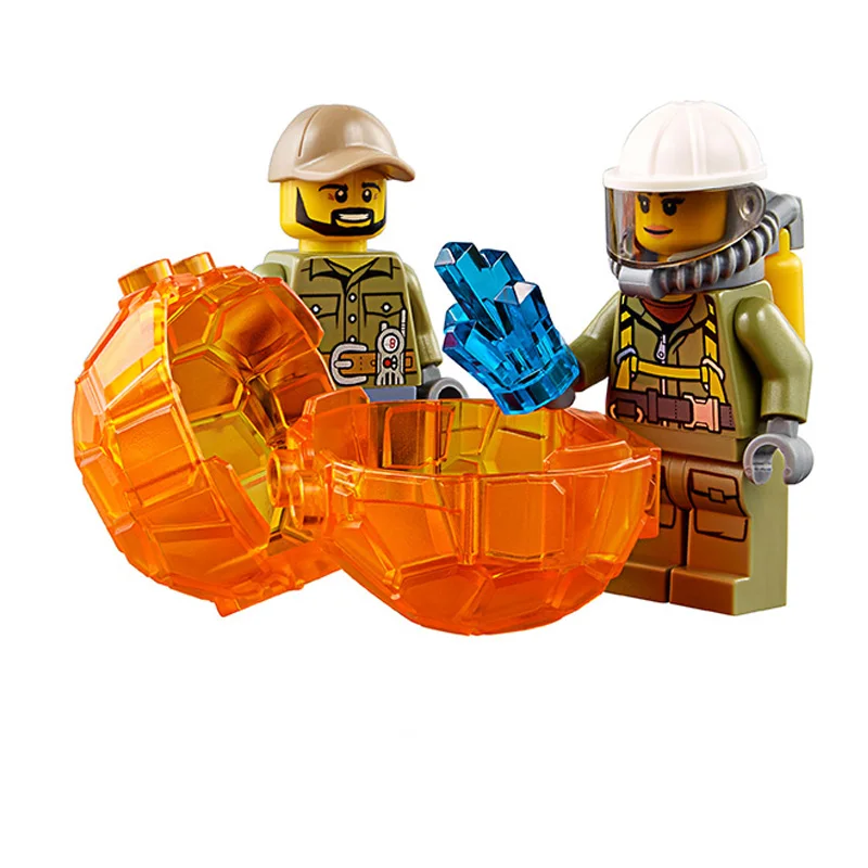 Bela 10638 Legoings City Volcano Explorers Volcano Exploration Truck Building Kit Blocks Bricks Action Figures Compatible 60121 Bela 10638 Legoings City Volcano Explorers Volcano Exploration Truck Building Kit Blocks Bricks Action Figures Compatible 60121
