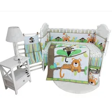 Crib bedding set baby bedding set newborn bedding set comforter bumper sheet skirt promotion 5pcs crib bedding piece set outerwear baby bedding bed around 4bumpers sheet