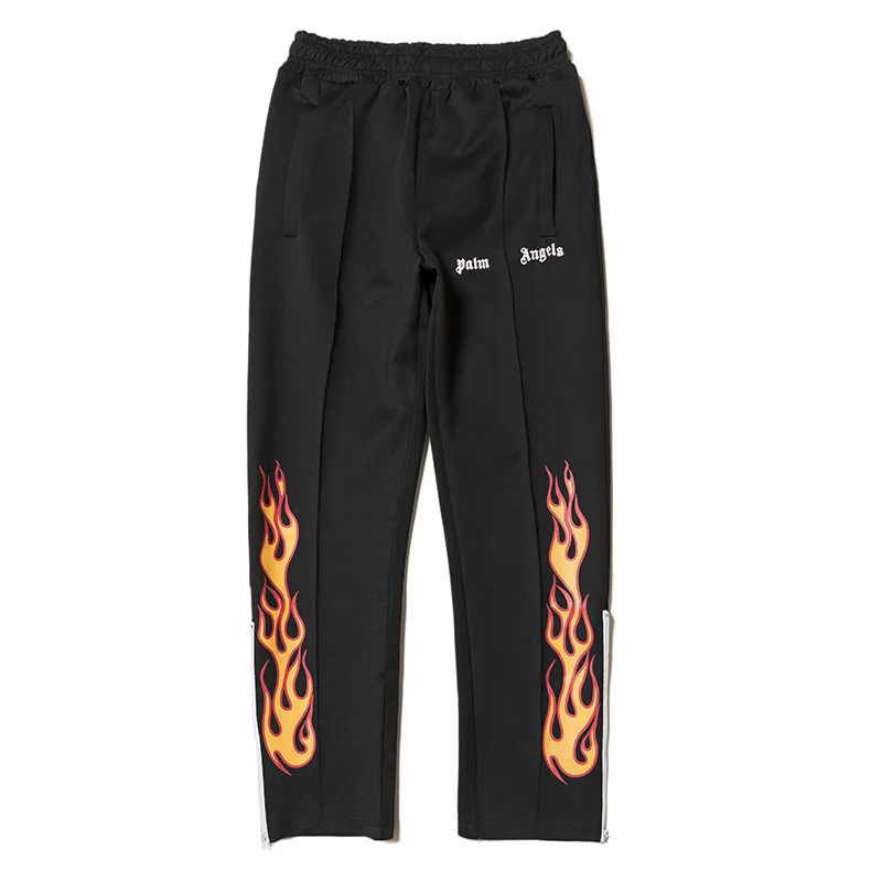 fire print joggers