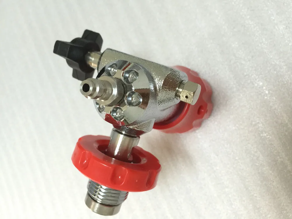 

Filling Station/Adaptor/Regulator for Refilling Small Paintball PCP Cylinders/Tanks and Compressor Refilling-S