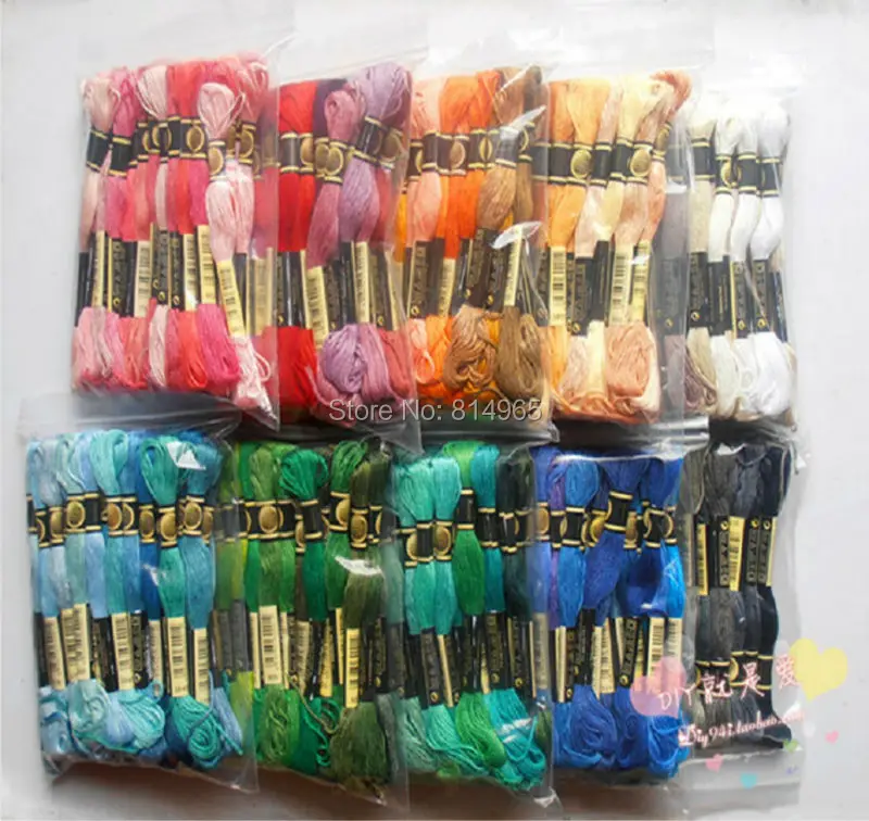 Wholesale Embroidery Floss Thread Total 2000 Piecesyou Can Choose