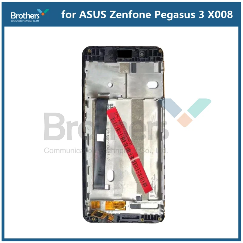 Touch Screen For AUSU Zenfone Pegasus 3 X008 LCD Display with Frame Panel Digitizer Assembly for AUSU X008 Phone Replacement (3)