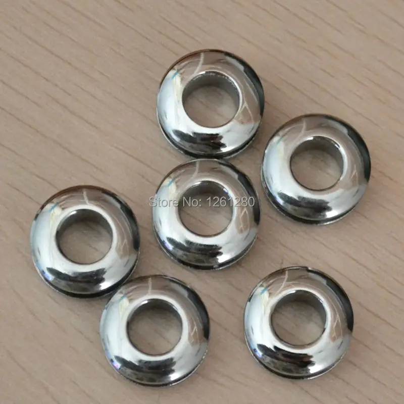 

28*15mm Chrome Plated Brass Gas Hole Grommets Screw Threaded Connection Eyelet DIY Bag Belt Part Leather Craft Handmade Buckle