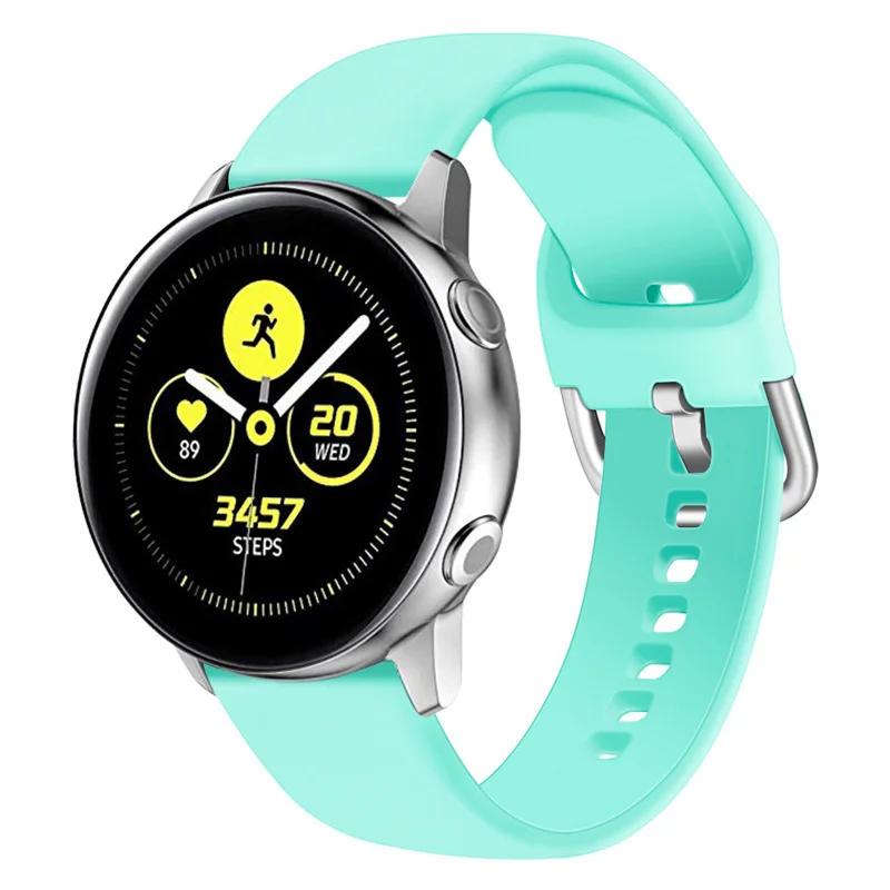 Ремешок для часов для samsung Galaxy Active Watch 20 мм спортивные ремешки для huawei сменный ремешок для часов браслет 91018 - Цвет ремешка: 5