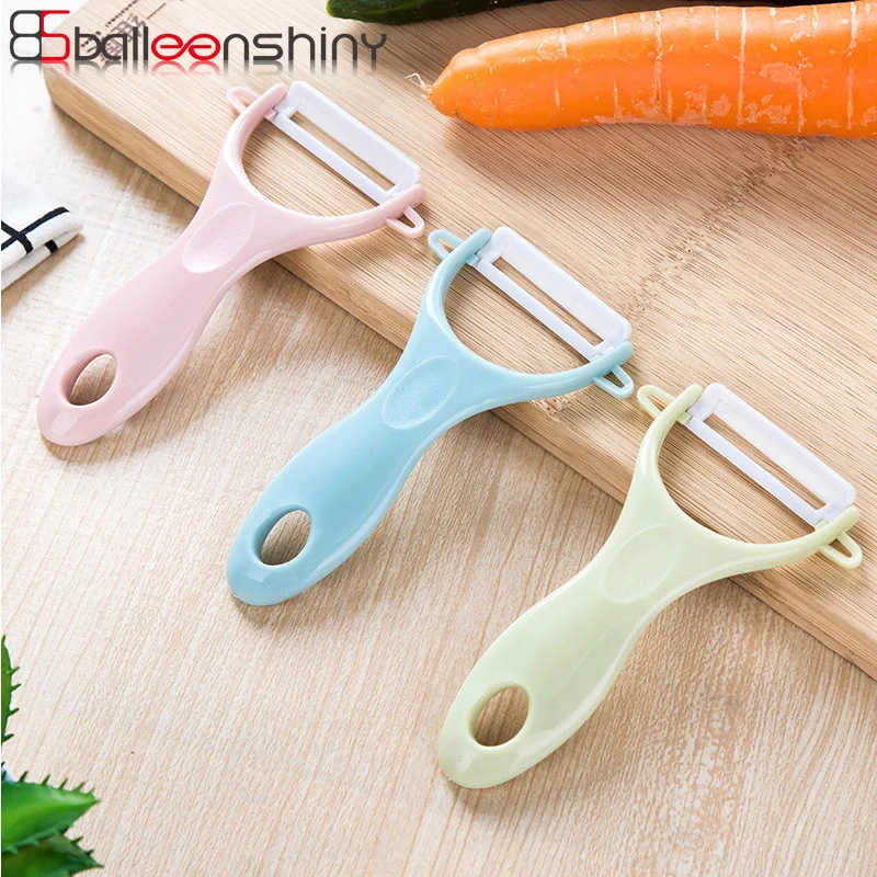 

BalleenShiny Ceramic Vegetable Fruit Peeler Potato Peelers Carrot Zester Slicer Eco-Friendly Fruit Vegetable Tools Tableware