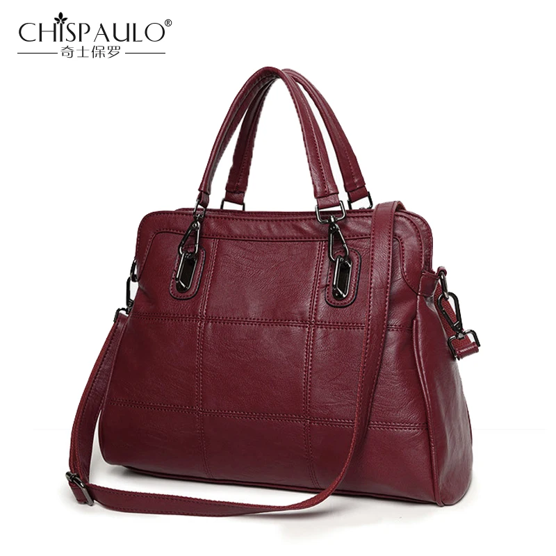 

CHISPAULO Brand PU Leather Women Handbags High Quality Ladies Messenger Bag Luxury Shoulder Bag Women Bag Designer Sac a Main