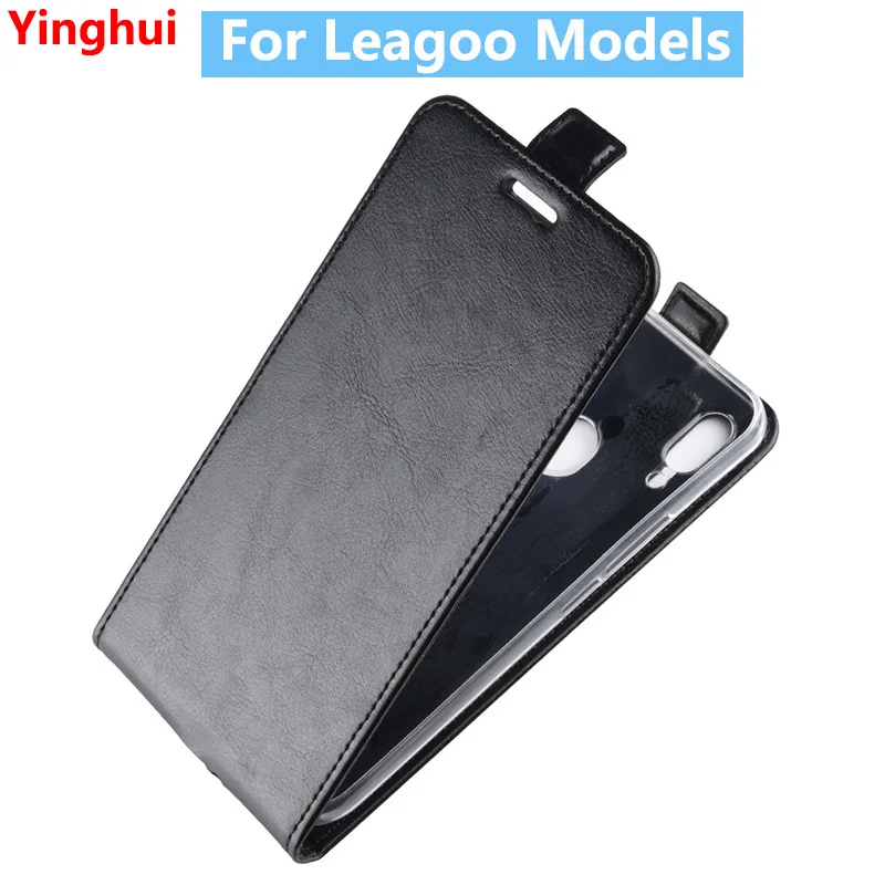 

Luxury Vertical Flip Leather Phone Case for Leagoo Z5 T5 M5 Edge Kiicaa Power 5 T8S S9 S10 M11 Card Slot Cover Cases