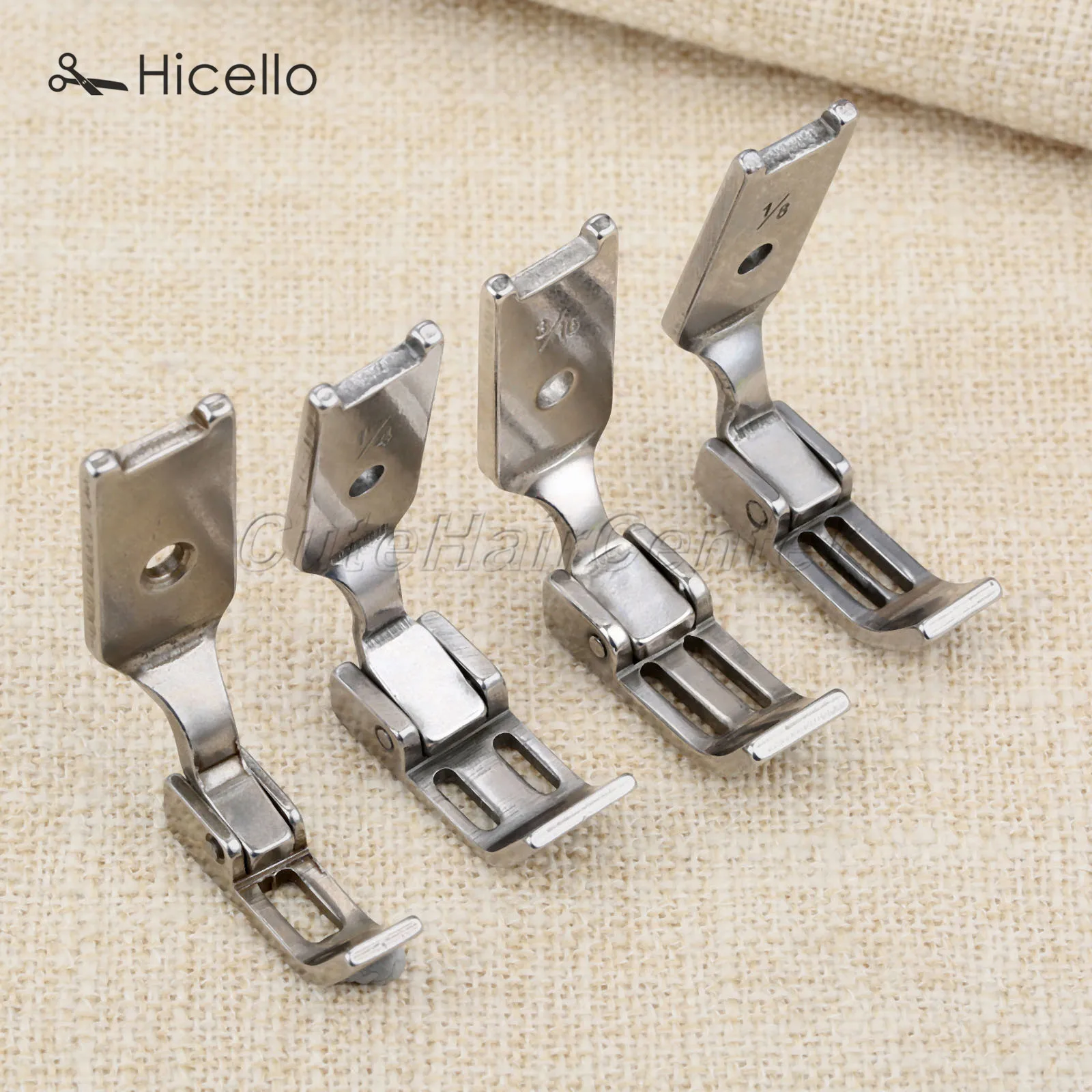 Industrial Sewing Machine Spare Parts Zipper Presser Foot Two Needle Car Steel