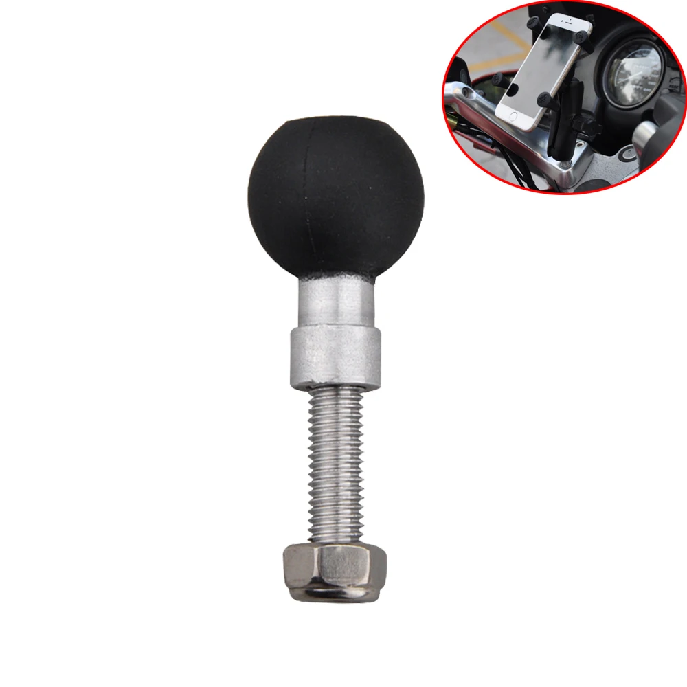 

Set Motorcycle Handlebar Clamp Base With 1" Ball & M8 Screws