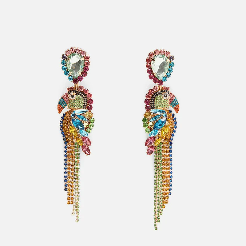 

JUJIA 2019 Trendy za Design Metal Gold Geometric Irregular Simulated Pearl Drop Dangle Earrings For Women Girls