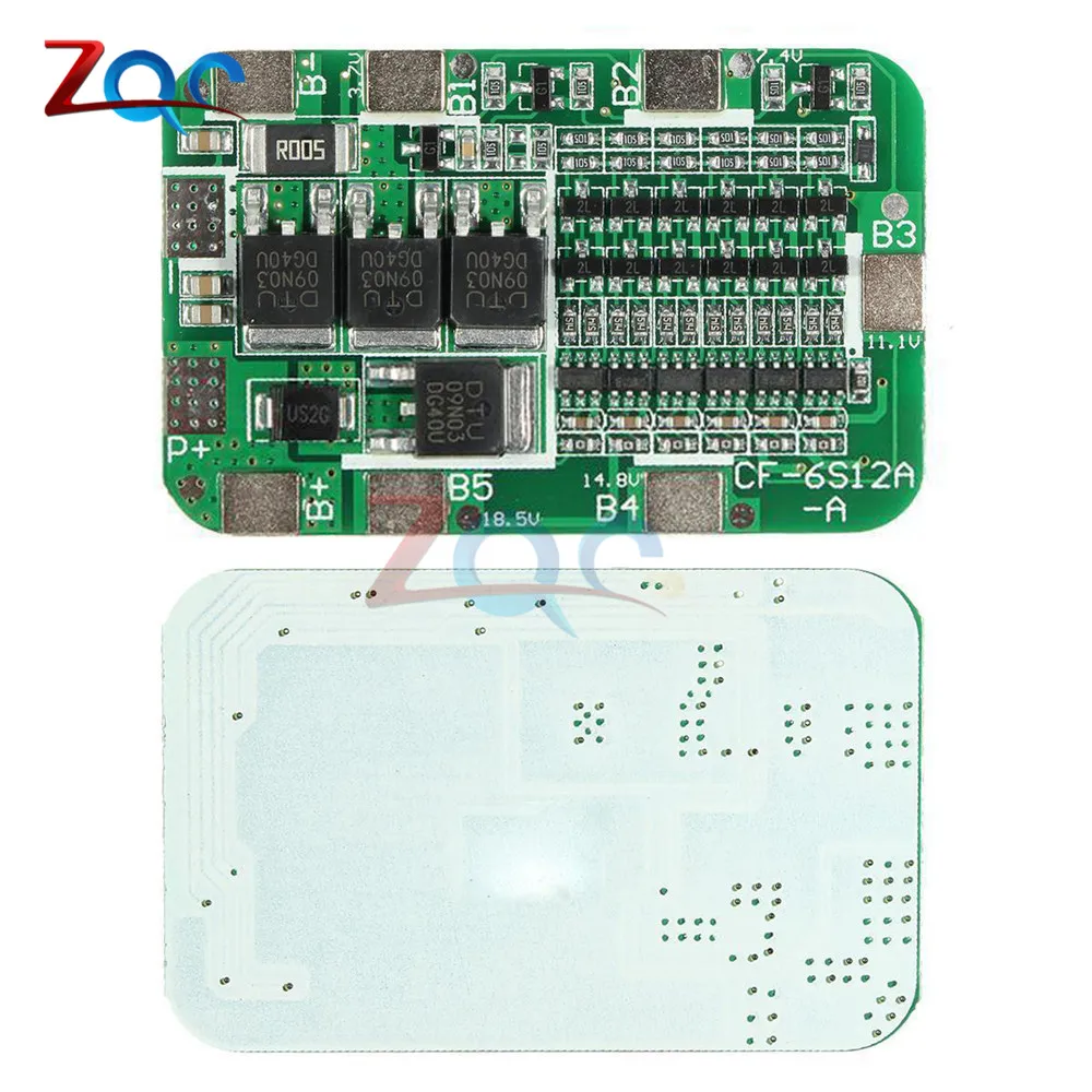 6S 15A 24V PCB плата защиты BMS для 6 пакетов 18650 литий-ионная батарея ячеечный модуль новое поступление