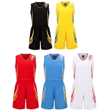 Новые детские студент Джерси Спортивная дышащая поглощения пота Баскетбол Обучение Баскетбольная одежда шорты