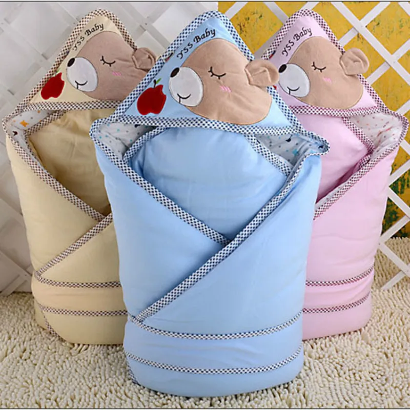 

Thickening Baby Sleeping Bag Cotton Baby Sleep Sack Spring Autumn Winter Infant Swaddle Baby Monthly Blanket Pram Swaddle Wrap