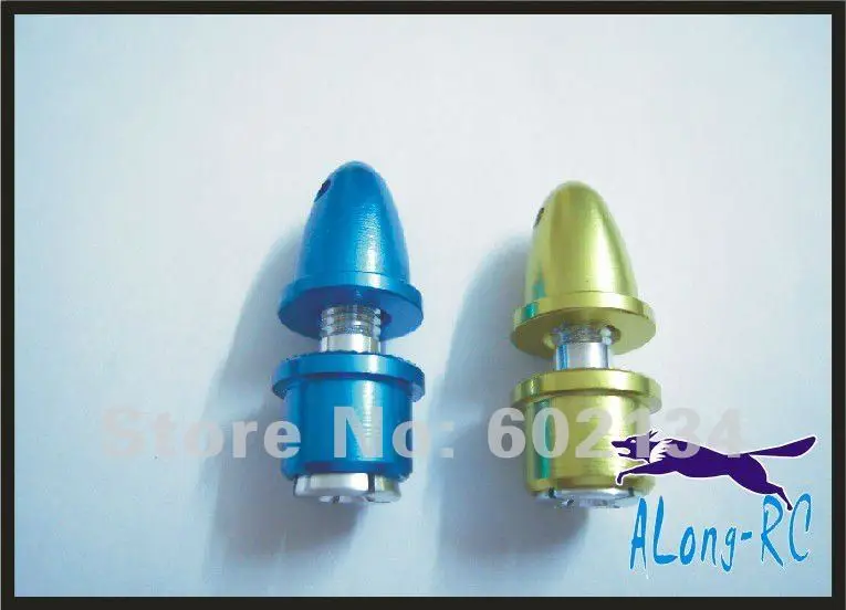 spare part  6pcs RC Plane Airplane Spinner  3.17mm Shaft Motor Propeller Adaptor(blue and yellow)/for xxd motor