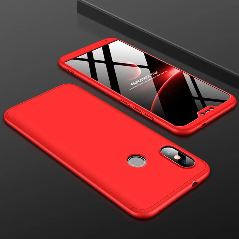 Чехол GKK 360 градусов для Xiaomi Redmi Note 7 6 5 Pro 4x 5A Prime Y1 lite Redmi 6 Pro A2 lite 6A 5A 6 4x полное покрытие корпуса