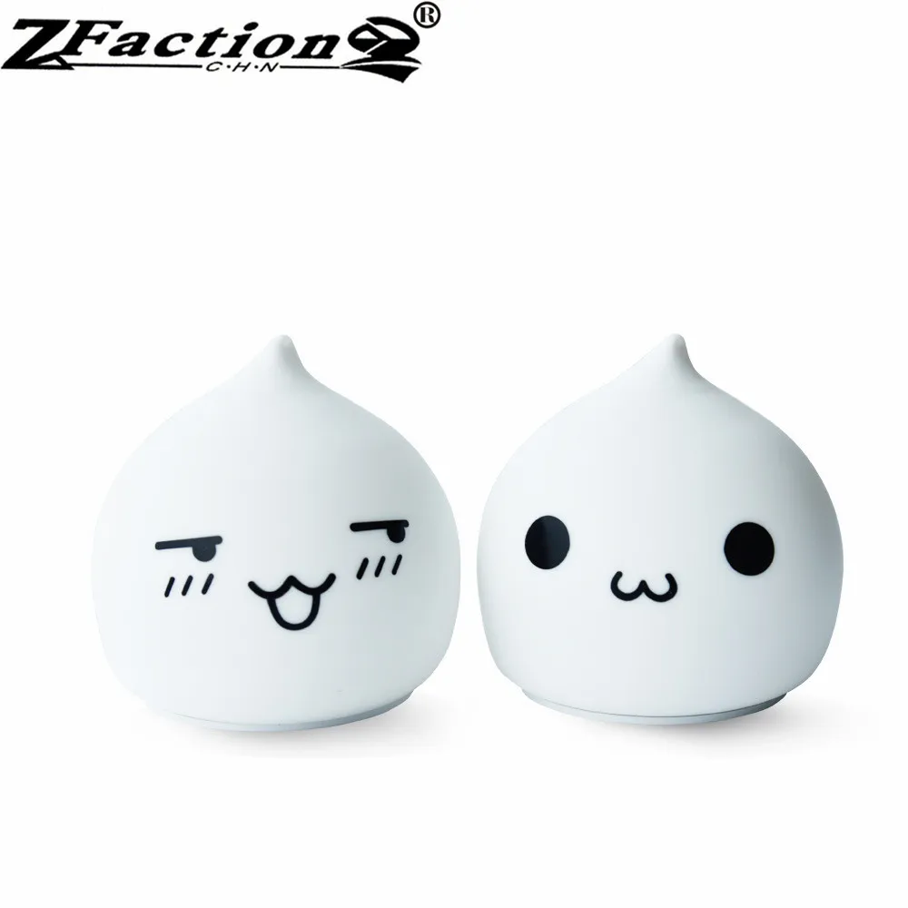 

7 Color WaterDrop LED Night Light Silicone Night Lamp Children's gift LED Touch Light Christmas gift Cartoon lamp AAA Battery