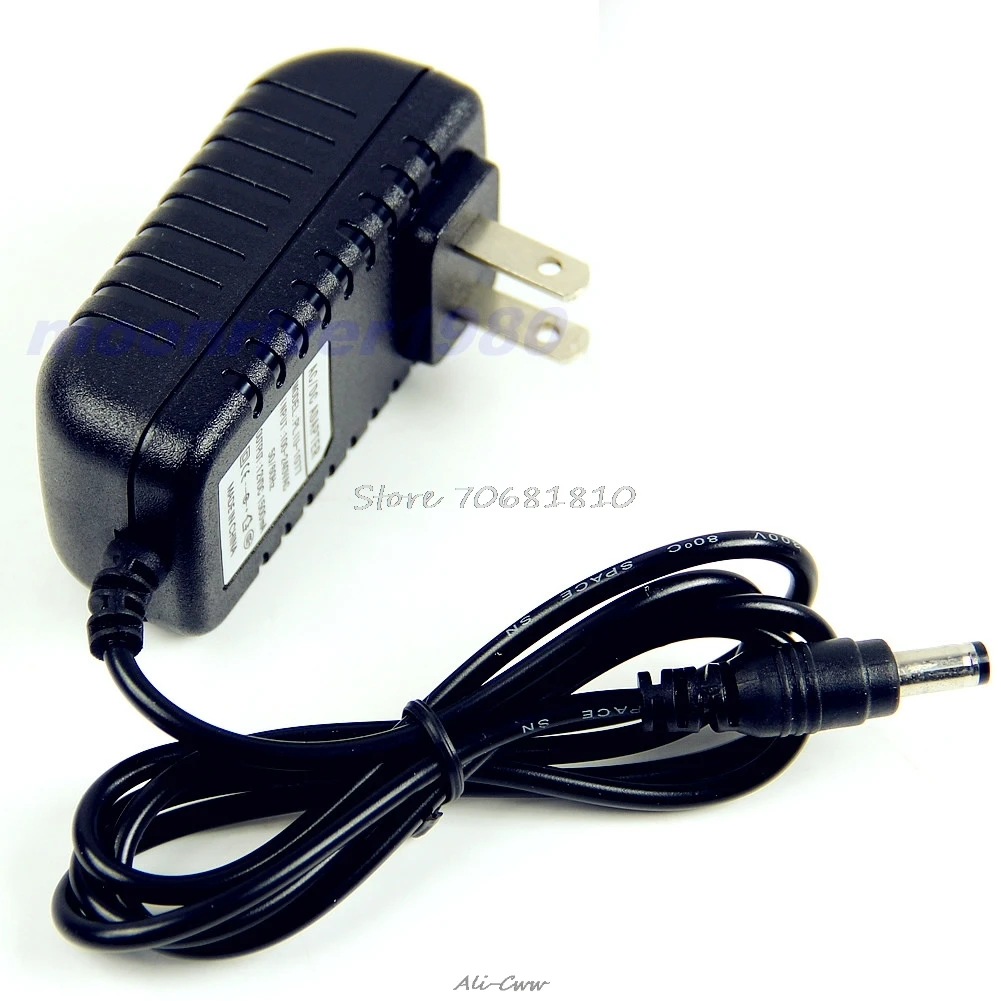 Новый AC 100-240 В к DC 12 В 1.5A зарядное устройство адаптер конвертер США Plug