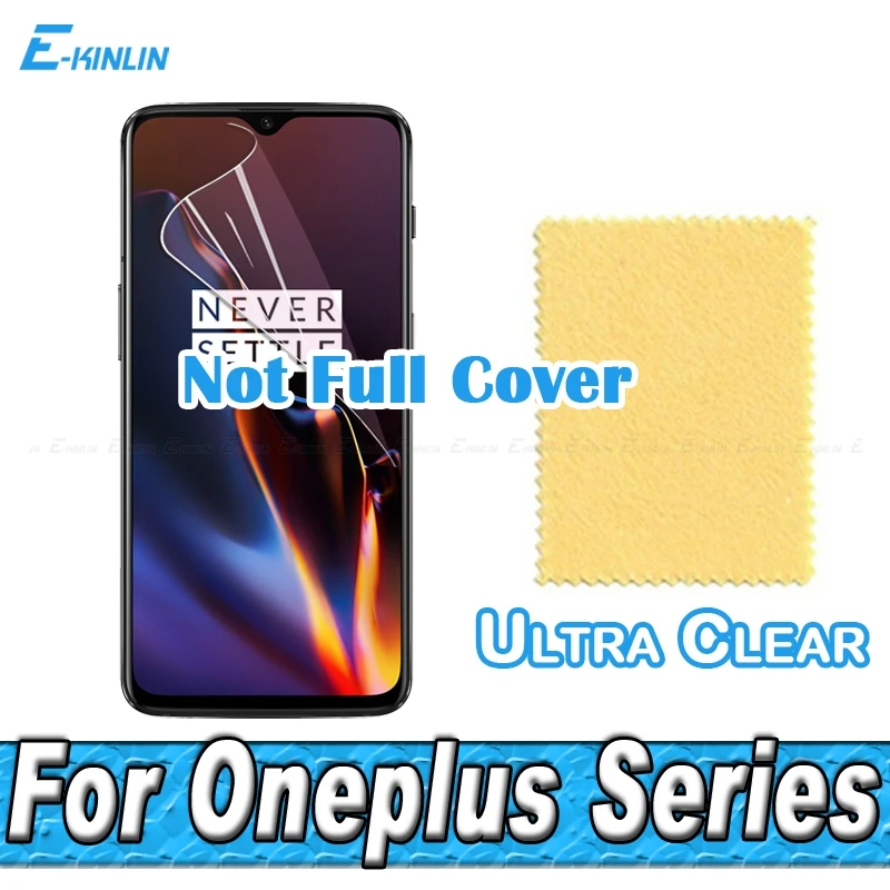

HD Clear Screen Protector Display Soft Film For OnePlus One Plus 6T 6 5T 5 3T 3 A6010 A6000 A5010 A5000 A3010 A3000 A3003