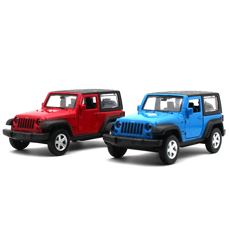 CAIPO 1:43 Jeep Wrangler литая под давлением модель автомобиля металлический материал коллекция детских игрушек украшение игрушка с инерционным механизмом модель автомобиля