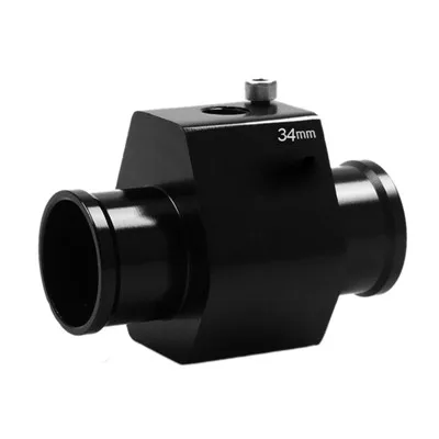 28 мм алюминиевый датчик температуры воды датчик Радиатора Датчик температуры радиатора соединительный шланг адаптер+ зажим - Цвет: 34mm