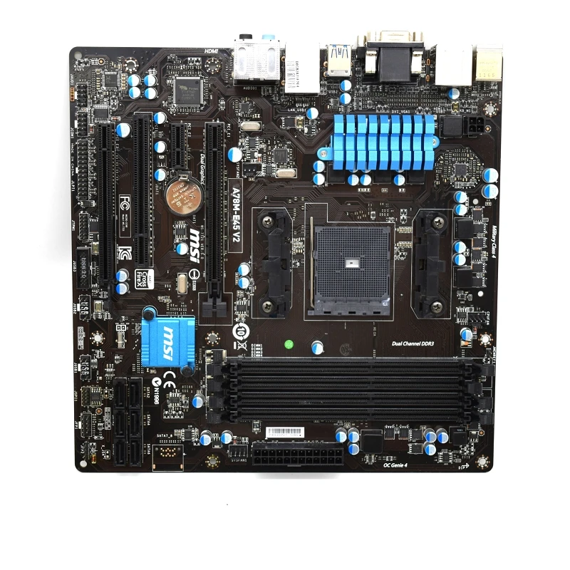 

FOR MSI A78M-E45 V2 FM2/FM2+A78 motherboard DDR3/USB3.0 supports A10 8760K Original Used motherboard