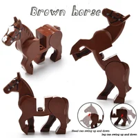 1pcs brown horse
