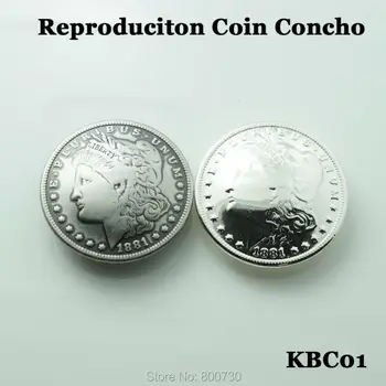 

(KBC01) 10pc 1-1/2'' Western Reproduction Morgan Dollar Coin Concho