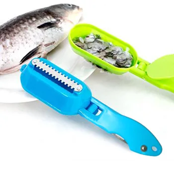 

Fish Skin Brush Scraping Fishing Scale Brush Graters Fast Remove Fish knife Cleaning Peeler Scaler Scraper