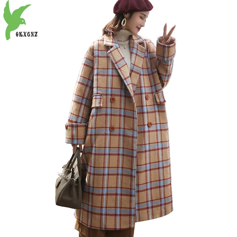 Aliexpress.com : Buy New Plaid Woolen Coat Women Autumn