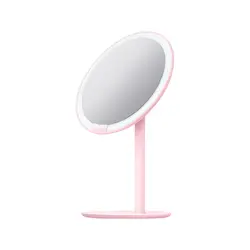 Амиро мини 6,5 дюймов True Цвет светодиодный зеркало с подсветкой для макияжа w/Перезаряжаемые Батарея