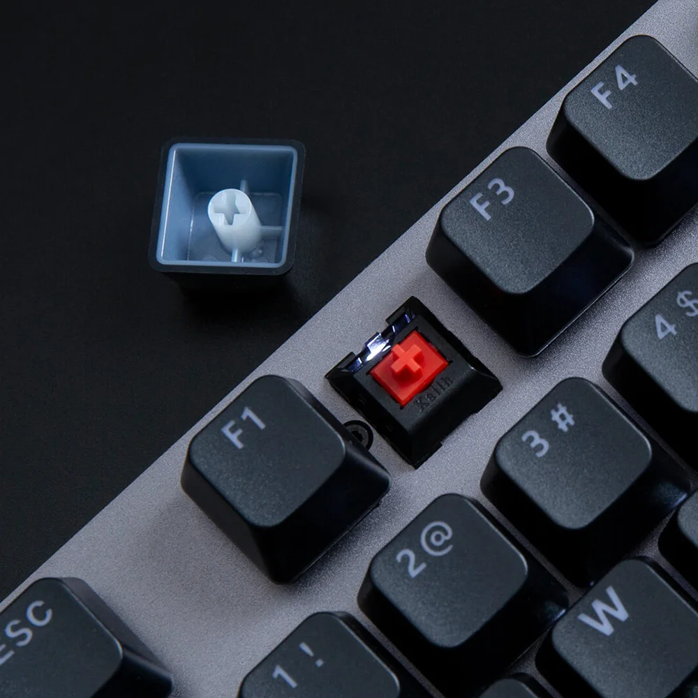 Xiaomi MIIIW 600K механическая клавиатура наклейка игровая с подсветкой 104Key Kailh красный