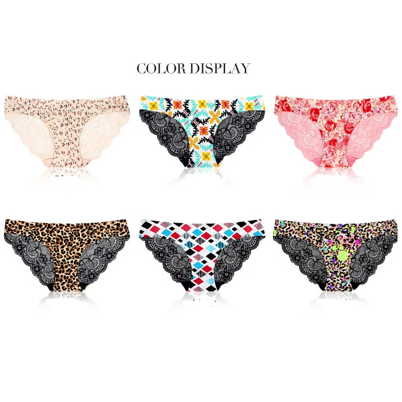 

KYLIE PINK Women menstrual panties Lingerie Seamless Underpants Plus Size String Sexy Lace Female Underwear Cotton Briefs