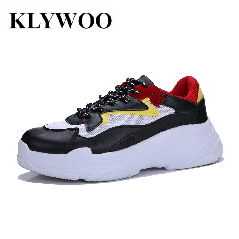 

KLYWOO Big Size Mens Shoes Walking Shoes Casual Fashion Sneakers Breathable Leather Shoes Male Footwear Ultra Boosts