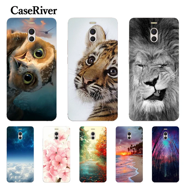 Cheap CaseRiver Soft TPU 5.5" Meizu M6 Note Case Cover Silicone Painting Patterned Cute Phone Back Protective Case Meizu M6 Note