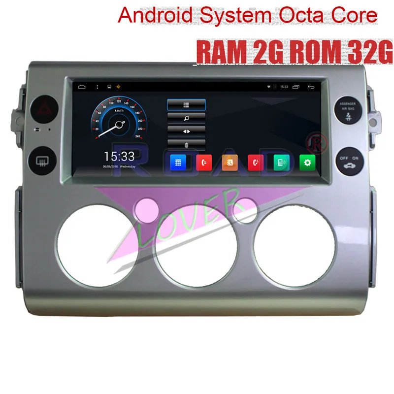car android 2 din For Toyota FJ 2008