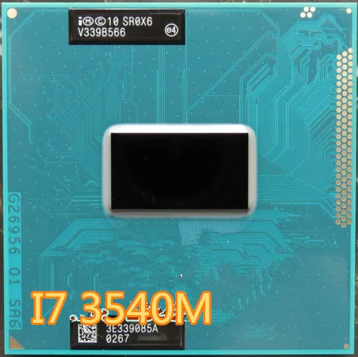 

ntel Core i7 3540M 3.0GHz 4M Dual Core SR0X6 i7-3540M Notebook processors Laptop CPU PGA 988 pin Socket G2 processor