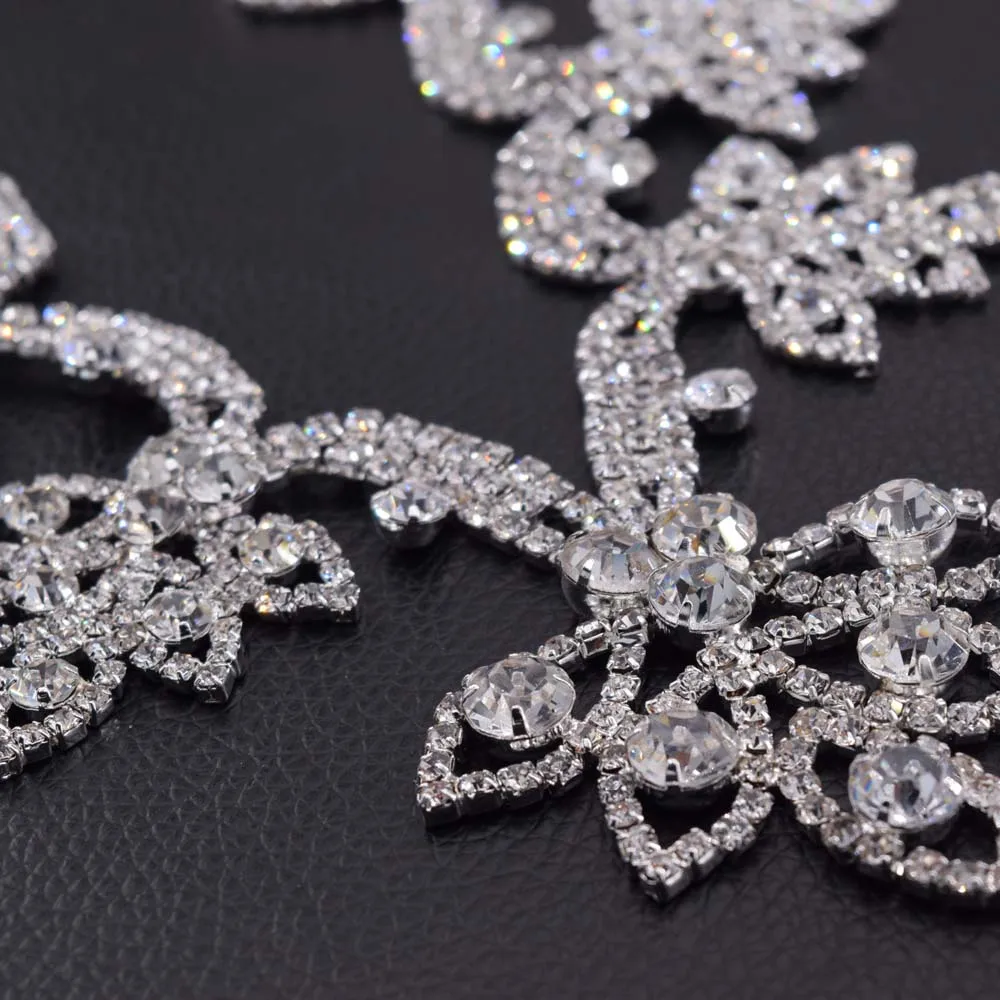 sew on rhinestone neckline for clothing HD-1100 (1)