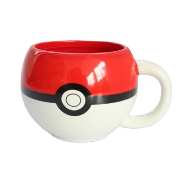 

Pokemon Go Poke Ball Pikachu Coffee Mug Cartoon Anime Game Mugs Handgrip Ceramic for Children Christmas Best Gifts