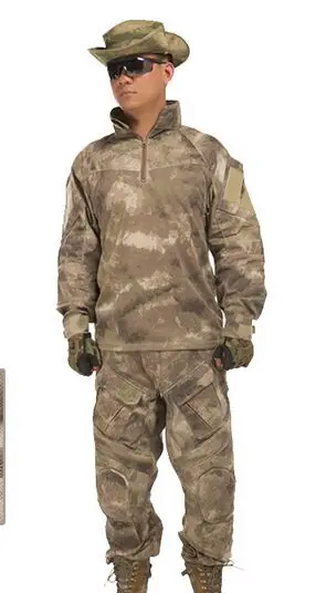 военная форма армии США для мужчин носить одежду шутер подлинные поле наколенник обучение форменная рубашка и брюки