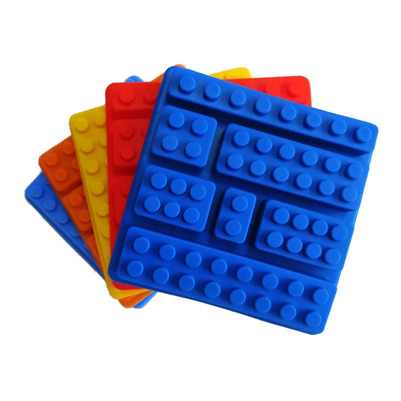 

Kitchen Tools 1PCS 7 Hole Brick Blocks Shaped Square DIY Chocolate Silicone Mold Ice Cube Tray Fondant Moulds Cake Tools