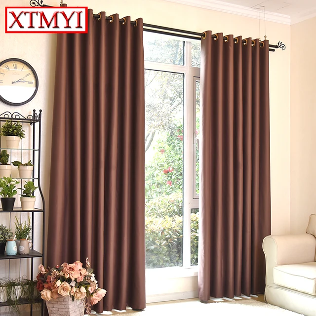Modern Blackout Window Curtains D For Bedroom Living Room Modern Blackout Window Curtains D For Bedroom Living Room Kitchen Brown Red Wine