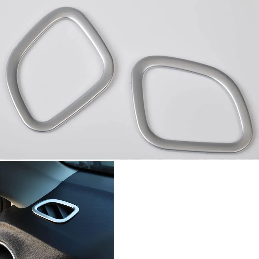 

2X ABS Car Interior Front Upper Air Condition Vent Outlet Cover Ring Trim Fit For Suzuki Vitara 2016 Accessories Car Styling