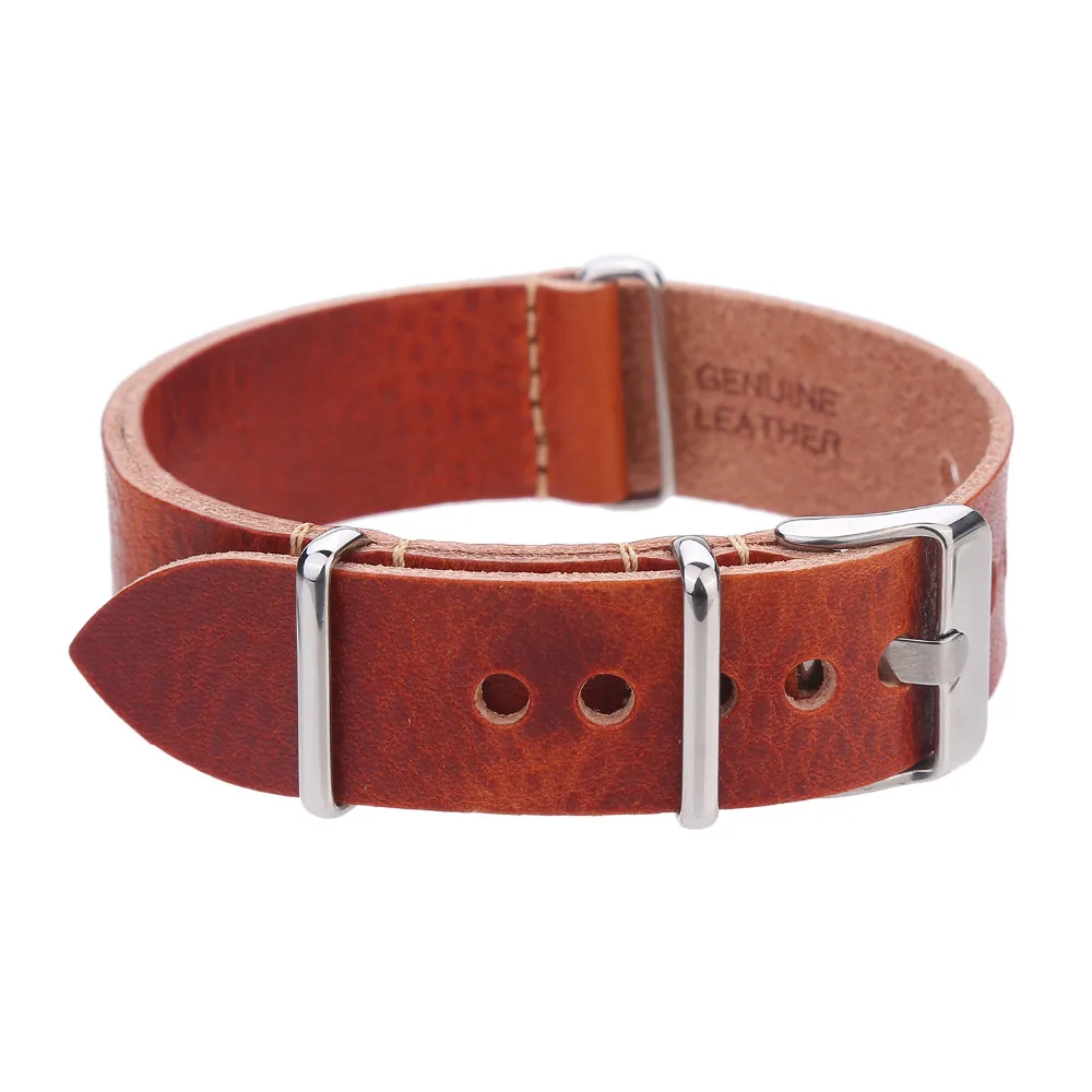 

EACHE Vintage Genuine Leather Watchband Nato Leather Watch Straps More color&Size 20mm 22mm 24mm Wholesales