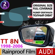 Для Audi TT 8N 1998-2006 MK1 полное покрытие противотуманная пленка зеркало заднего вида дождестойкий фольги прозрачная анти-непрозрачна пленка s Аксессуары Sline