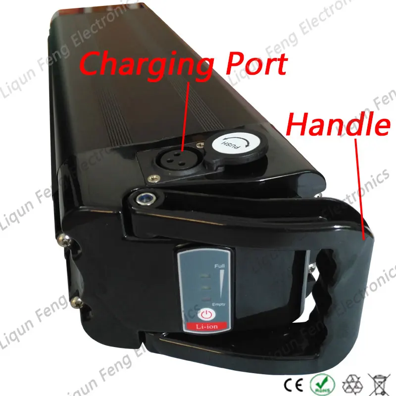 Discount 48V 1000W Battery 48V 20AH Electric Bike Battery 48V 20AH Lithium Battery use LG Power cell with 30A BMS and 54.6V 2A Charger 3