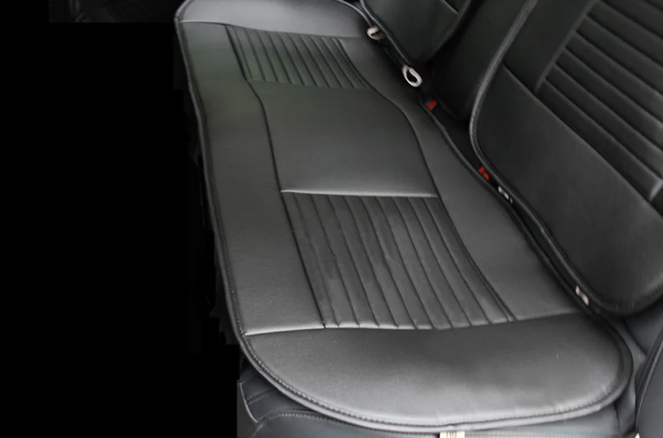 Подушка для автомобильных сидений, уплотненный комплект, четыре сезона, универсальные подушки для автомобильных сидений, чехол для автомобильных сидений, чехлы для сидений - Название цвета: black rear 1pcs