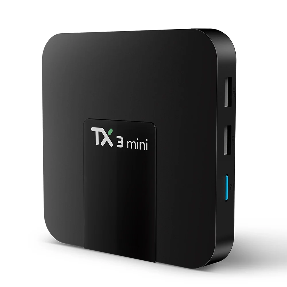 TX3 Мини ТВ приставка с четырёхъядерным процессором Amlogic S905W ОЗУ 2 Гб ПЗУ 16 Android 7