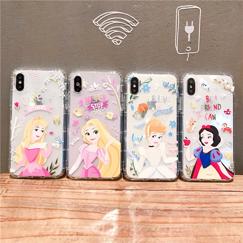 Новый стиль Жасмин rincess Алиса в стране чудес для Apple iPhone 7 Plus X 8 XR XS Max 6 силиконовый