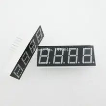 5 шт./лот 4 бит 4bit цифровая трубка общий анод положительная цифровая трубка 0,5" 0.56in. Красный светодиодный Дисплей 7 разрядный сегмент