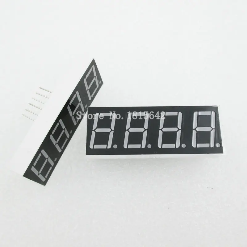 

5PCS/LOT 4 bit 4bit Digital Tube Common Anode Positive Digital Tube 0.56" 0.56in. Red LED Display 7 Segment Digit